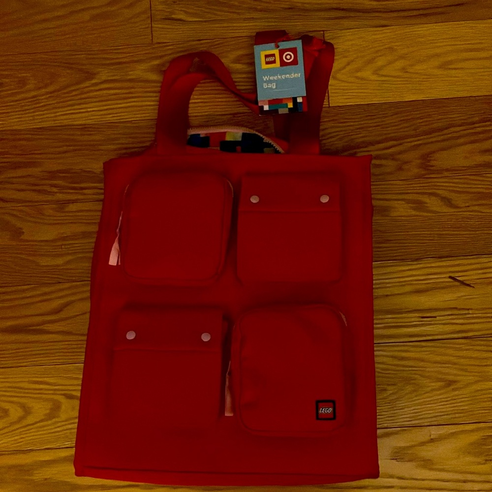 Utility Pockets Tote Bag - LEGO® Collection x Target Red